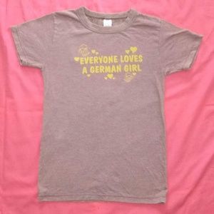 Everyone Loves A German Girl Tee, Size M